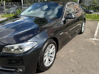 2014 BMW 5 серии 520i VI (F10/F11/F07) Рестайлинг, чёрный, 1760000 рублей, вид 2