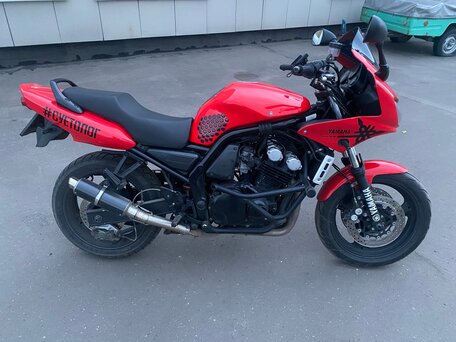 2002 Yamaha FZS600 Fazer, красный, 330000 рублей, вид 2