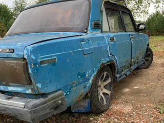 1986 Lada (ВАЗ) 2107, голубой, 47000 рублей, вид 4
