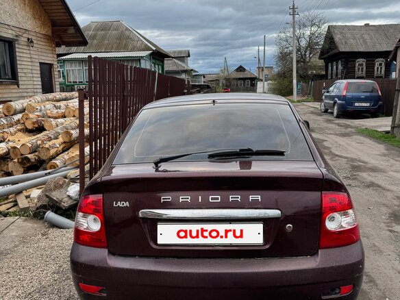 2012 Lada (ВАЗ) Priora I, красный, 250000 рублей - вид 4