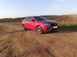2017 Lada (ВАЗ) Vesta I, красный, 780000 рублей, вид 3