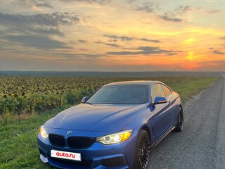 2014 BMW 4 серии 420d xDrive F32/F33/F36, синий, 2400000 рублей, вид 2