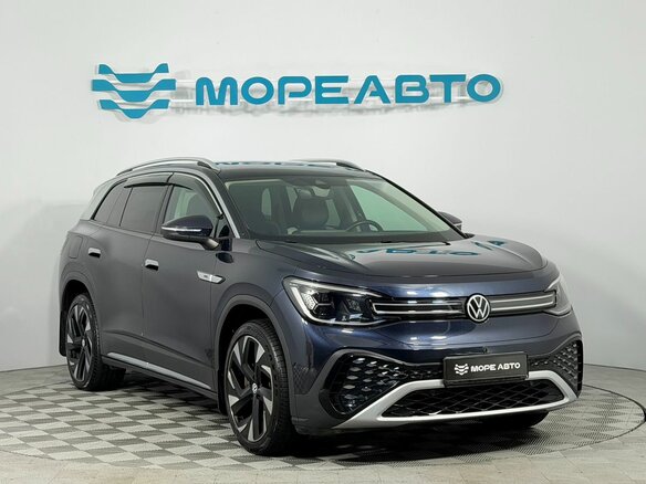2023 Volkswagen ID.6 Crozz, синий - вид 2