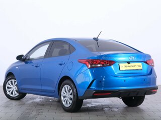 2021 Hyundai Solaris II Рестайлинг, синий, 1579000 рублей, вид 4