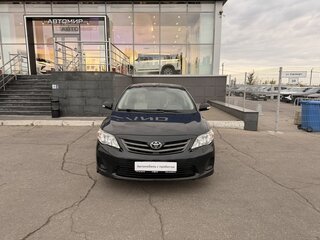 2010 Toyota Corolla X (E140, E150) Рестайлинг, чёрный, 1070000 рублей, вид 2