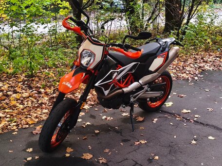 2012 KTM 690 SMC R, оранжевый, 480000 рублей, вид 3