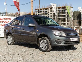 2015 Lada (ВАЗ) Granta I, серый, 409000 рублей, вид 4