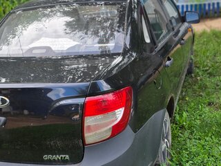 2013 Lada (ВАЗ) Granta I, чёрный, 300000 рублей, вид 4