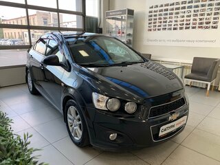 2014 Chevrolet Aveo II, чёрный, 440000 рублей, вид 4