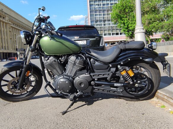 2014 Yamaha XV950 Bolt, зелёный, 650000 рублей - вид 3