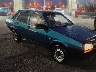 1996 Lada (ВАЗ) 21099, синий, 65000 рублей, вид 1