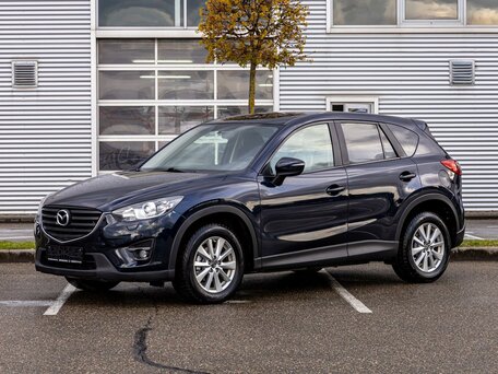 2017 Mazda CX-5 I Рестайлинг, синий, 1636000 рублей, вид 1