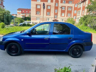 2007 Renault Logan I, синий, 299900 рублей, вид 4