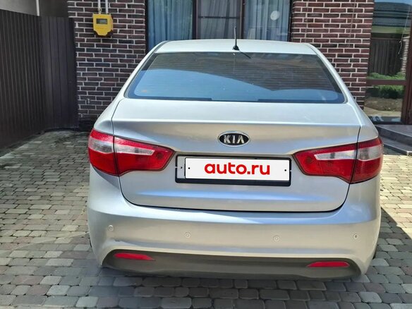 2011 Kia Rio 4-speed III, серебристый - вид 4