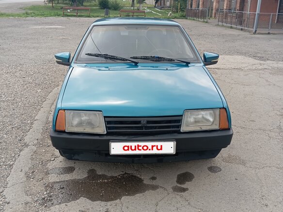 2000 Lada (ВАЗ) 21099, зелёный, 135000 рублей