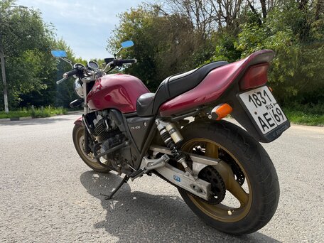 1995 Honda CB 400 Super Four, красный, 220000 рублей, вид 4