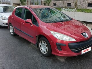 2009 Peugeot 308 I, красный, 410000 рублей, вид 3