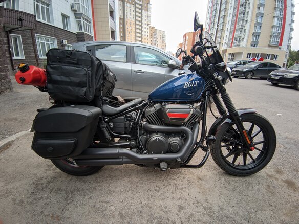 2016 Yamaha XV950 Bolt, синий, 750000 рублей - вид 2