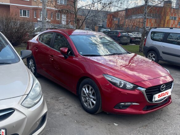 2018 Mazda 3 III (BM) Рестайлинг, красный, 1500000 рублей