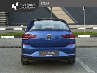 2021 Volkswagen Polo VI, синий, 1898000 рублей, вид 4