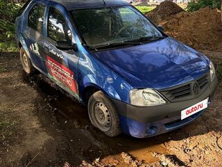 2007 Renault Logan I, синий, 120000 рублей, вид 2