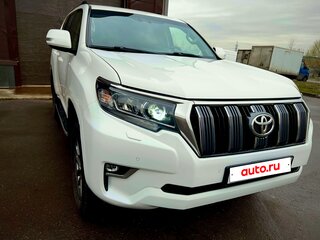 2018 Toyota Land Cruiser Prado 150 Series Рестайлинг 2, белый, 3960000 рублей, вид 4