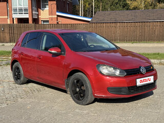 2010 Volkswagen Golf VI, красный, 660000 рублей, вид 4