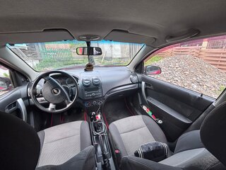 2010 Chevrolet Aveo I Рестайлинг, красный, 420000 рублей, вид 4