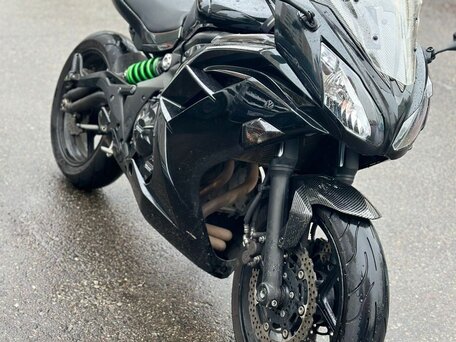 2016 Kawasaki ER-6F (Ninja 650R), чёрный, 620000 рублей, вид 3