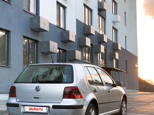 2001 Volkswagen Golf IV, серебристый - вид 9