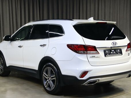 2017 Hyundai Santa Fe Grand III Рестайлинг, белый, 1999000 рублей, вид 4