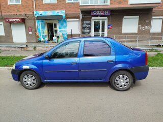 2008 Renault Logan I, синий, 290000 рублей, вид 4