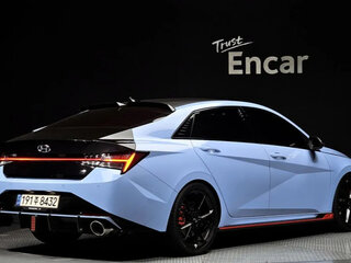 2022 Hyundai Avante VII, голубой, 1457000 рублей, вид 3