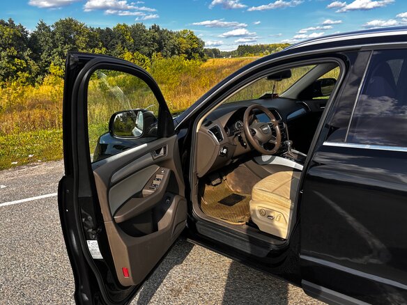 2012 Audi Q5 I (8R) Рестайлинг, чёрный - вид 18