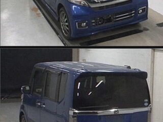 2016 Honda N-BOX I Рестайлинг, синий, 860000 рублей, вид 3