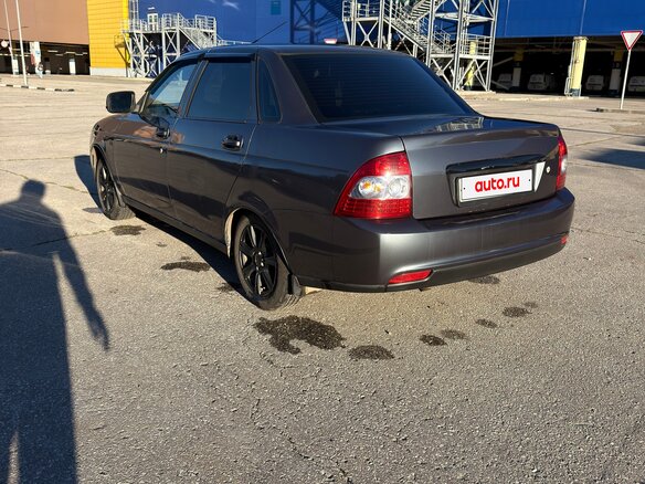 2014 Lada (ВАЗ) Priora I Рестайлинг, серый, 430000 рублей - вид 4