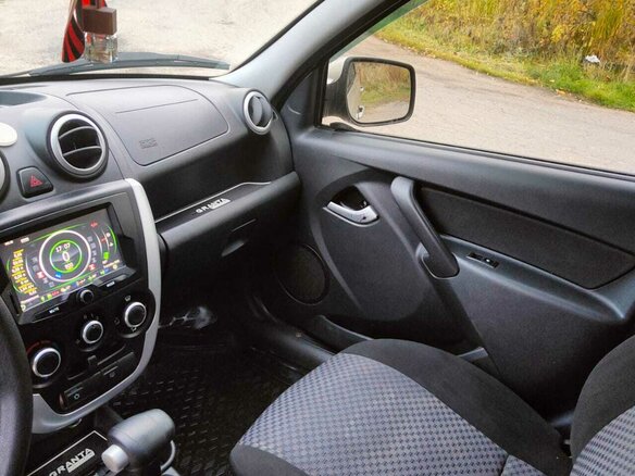 2013 Lada (ВАЗ) Granta I, бежевый, 375000 рублей - вид 8