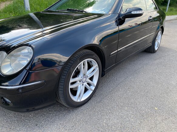 2003 Mercedes-Benz CLK-Класс 200 II (W209), чёрный, 800000 рублей - вид 6