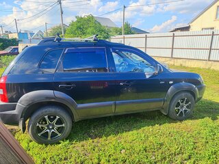 2007 Hyundai Tucson I, чёрный, 750000 рублей, вид 2