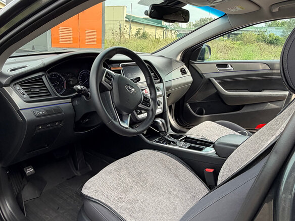 2018 Hyundai Sonata VII (LF) Рестайлинг, серый - вид 12