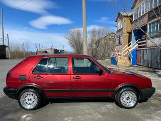 1989 Volkswagen Golf II, красный, 350000 рублей, вид 2