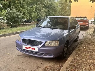 2007 Hyundai Accent ТагАЗ II, фиолетовый, 340000 рублей, вид 1