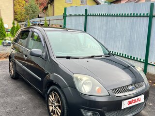 2008 Ford Fiesta Mk5, чёрный, 325000 рублей, вид 3