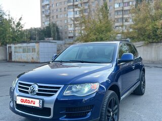 2007 Volkswagen Touareg I Рестайлинг, синий, 795000 рублей, вид 1