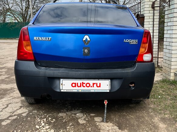 2006 Renault Logan I, синий, 110000 рублей - вид 2