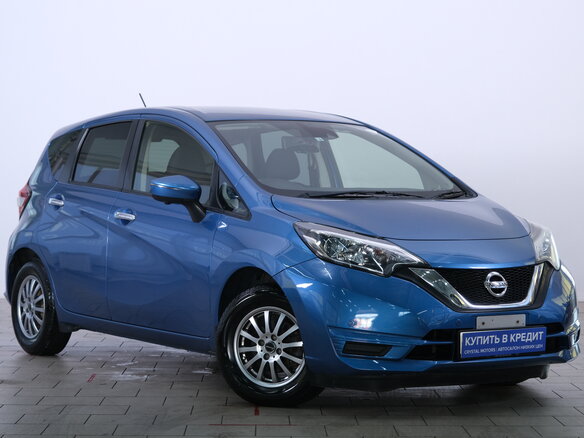 2017 Nissan Note II Рестайлинг, синий, 1029000 рублей