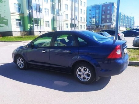 2010 Ford Focus II Рестайлинг, синий, 530000 рублей, вид 1
