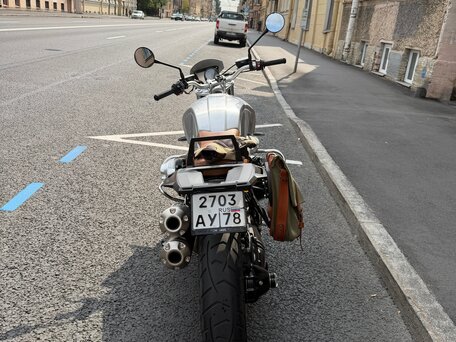 2020 BMW R Nine T Scrambler, серебристый, 1550000 рублей, вид 2