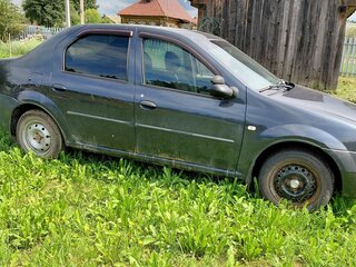 2007 Renault Logan I, чёрный, 300000 рублей, вид 4