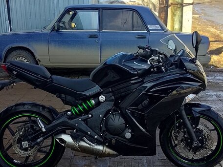 2014 Kawasaki Ninja 400, чёрный, 440000 рублей, вид 1